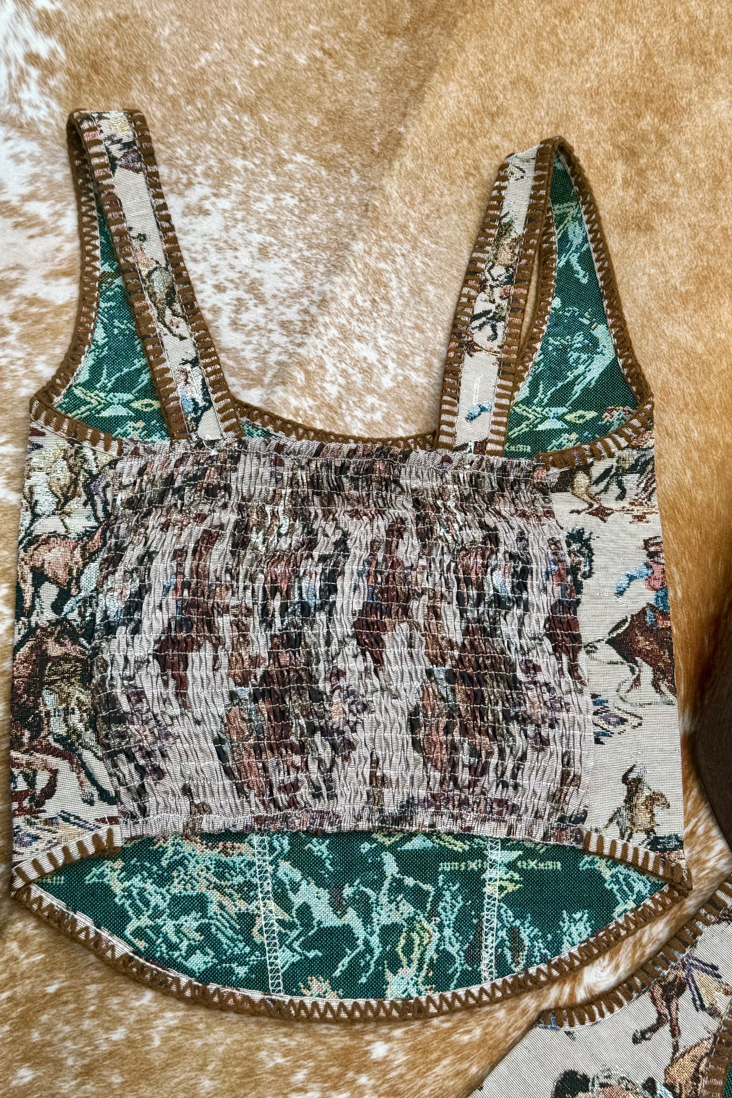 The Vintage Cowboy Corset Top