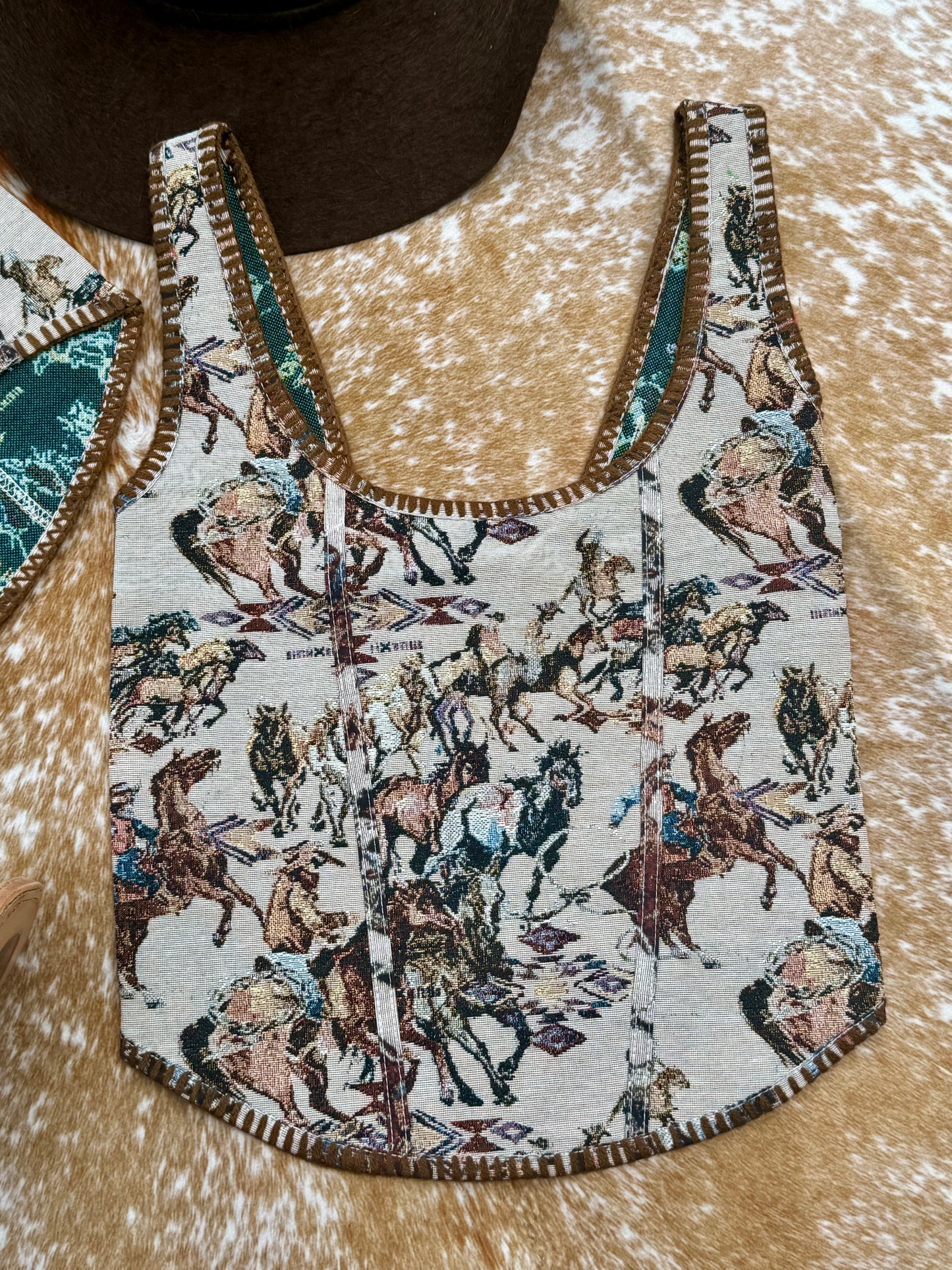 The Vintage Cowboy Corset Top