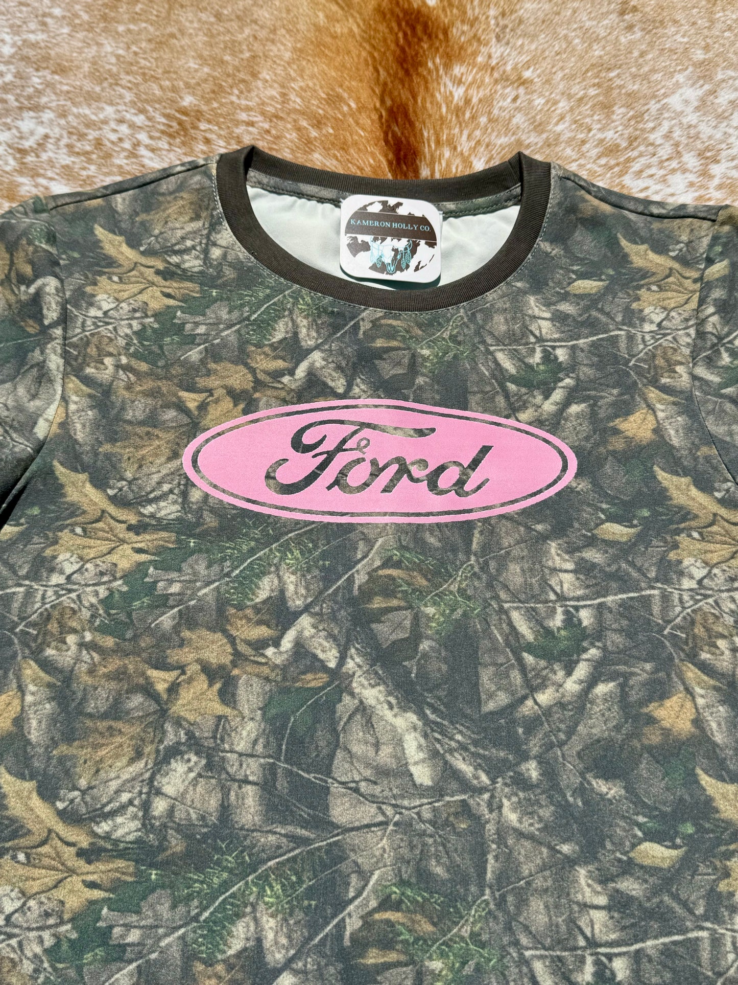 Ford Camo Babydoll Tee