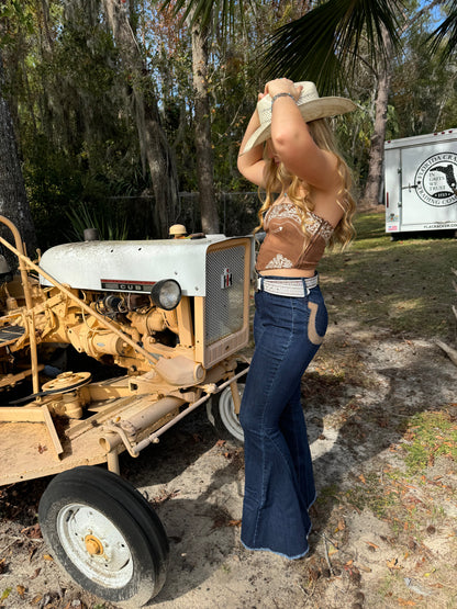 Lucky Horseshoe Flare Jeans