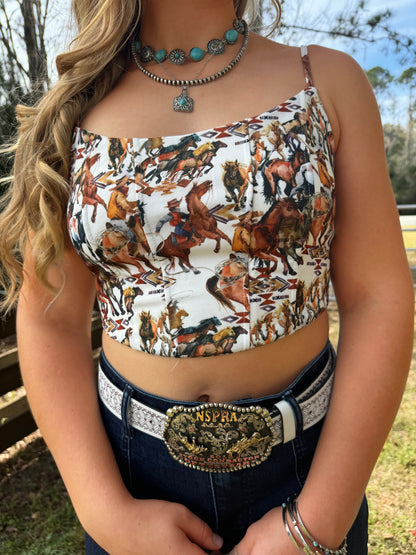 The Buckaroo Corset Top