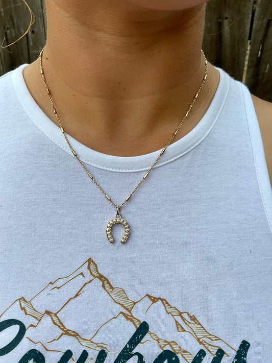 Lucky Horseshoe Necklace