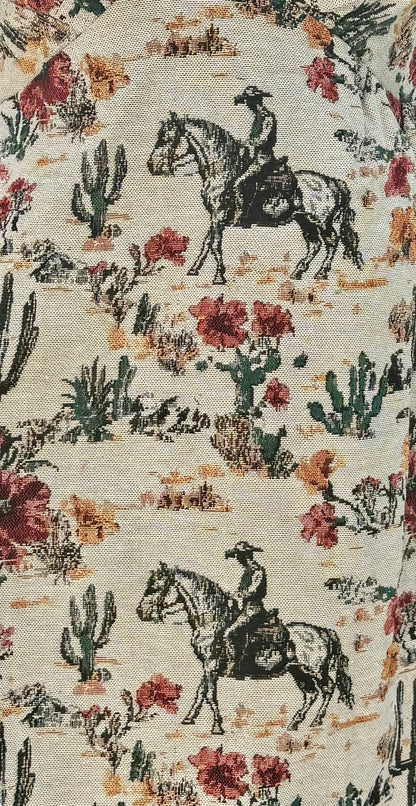 The Vintage Cowboy Dress - Cream