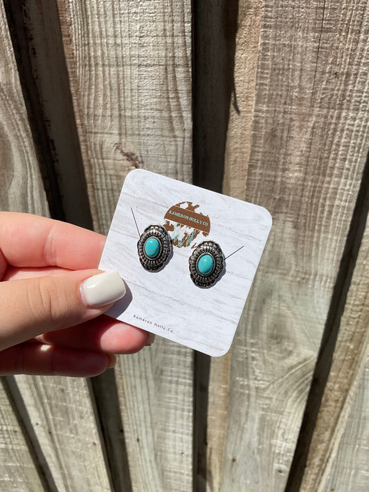 Turquoise Stud Earrings