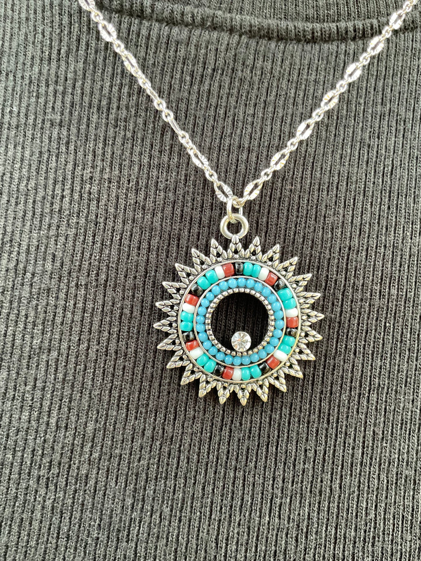 Radiating Sunburst Necklace