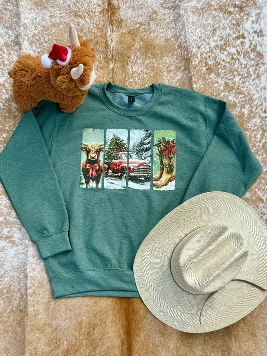 Country Christmas Crewneck