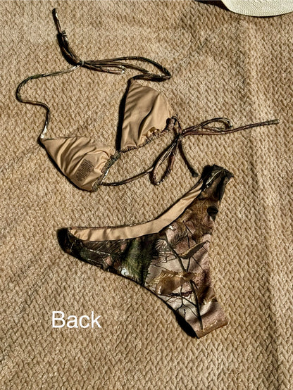 Tree Camo Triangle Bikini