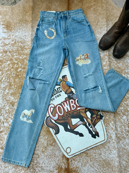 The Filly Straight Leg Jeans