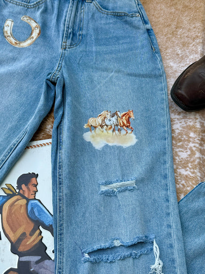 The Filly Straight Leg Jeans