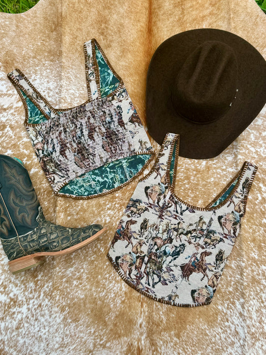 The Vintage Cowboy Corset Top