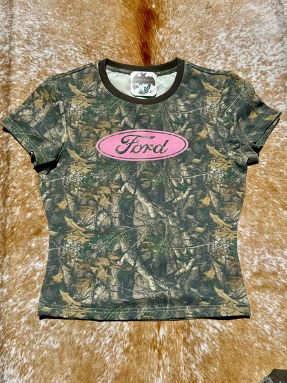 Ford Camo Babydoll Tee