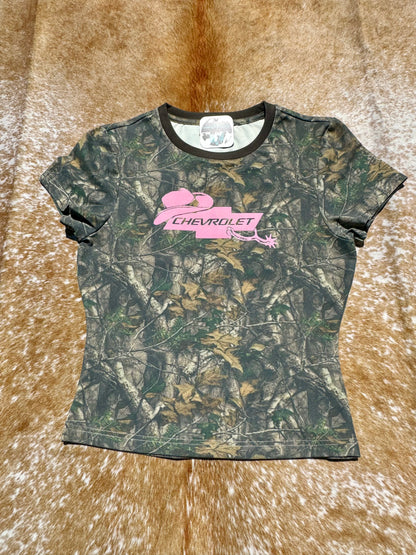 Chevy Camo Babydoll Tee