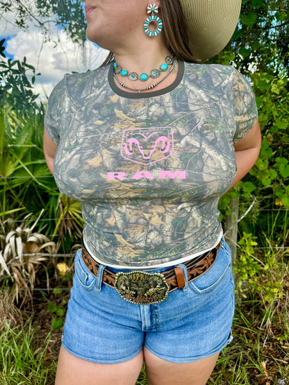 RAM Camo Babydoll Tee